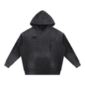 MTM Vintage Washed Frayed Fleece Hoodie