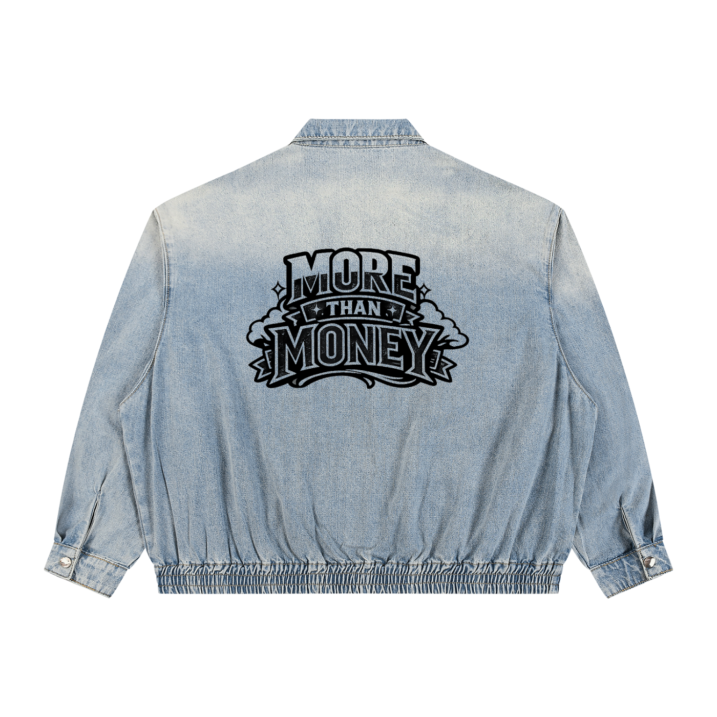 MTM Unisex Vintage Wash Full-Zip Denim Jacket