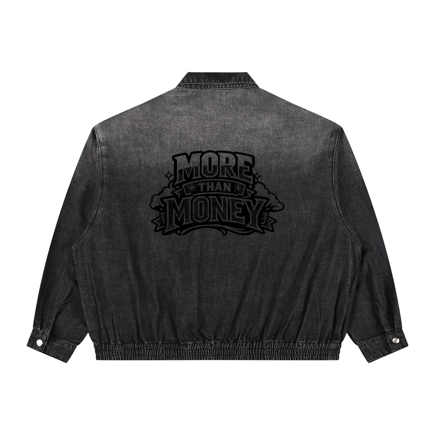 MTM Unisex Vintage Wash Full-Zip Denim Jacket