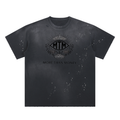 MTM Hand-Frayed Sunfade Paint Splatter T-Shirt