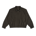 Unisex Plaid Full-Zip Track Jacket